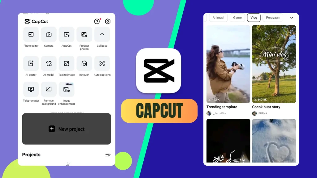 Capcut User Interface